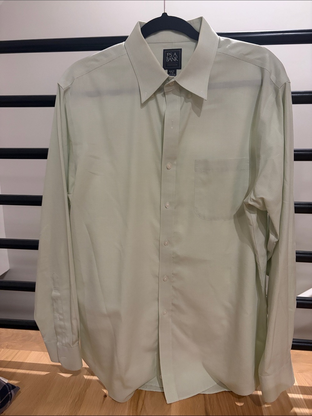 Jos. A. Bank Pale Green Men's Dress Shirt